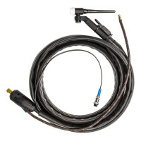 Горелка TIG 17 STORK профессиональная 140A(35%) 50MMQ ,2pin, газ б/р, 4м