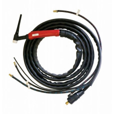Горелка TIG 18 320A (100%), Trak-50MMQ+б/р, газ-М10х1, вода-б/р, с упр. разъёмами 2-3-5-7pin, 8m