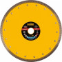 Алмазный диск для резки керамики Denzel 230х22,2мм сплошной, супертонкий, сухой/мокрый рез [73074]