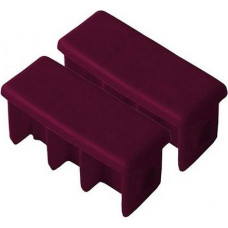 Наконечники боковин для лестниц KRAUSE 64х25 мм 201287 (комплект 2 шт.) розовые, верхние [201287]