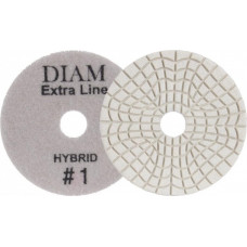 Алмазная тарелка на липучке DIAM АГШК Step-3 100*3 #1 Extra Line Hybrid (сухая/мокрая) [000686]