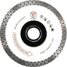 Алмазный диск для резки гранита DIAM Hard Ceramics Extra Line 125x1,2x10x22,2 (тонкий) [000526]