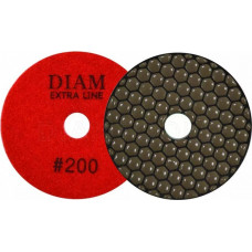 Алмазная тарелка на липучке DIAM АГШК 100*2,0 №200 Extra Line (сухая) [000521]