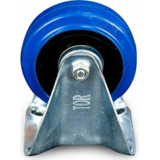 Колесная опора промышленная TOR FRCL 46 неповоротное, платфор. крепление, синяя резина д.  [1024211]