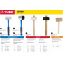 Киянка ЗУБР МАСТЕР EURO резиновая с деревянной ручкой, 0,9кг [2050-90_z01]
