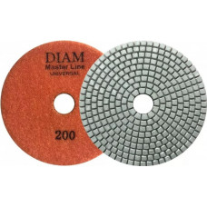 Алмазная тарелка на липучке DIAM АГШК 125*2,5 №200 Master Line Universal (сухая/мокрая) [000645]