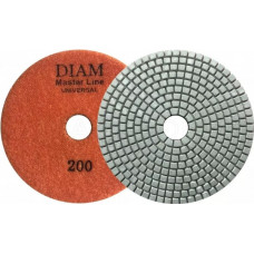 Алмазная тарелка на липучке DIAM АГШК 100*2,5 №200 Master Line Universal (сухая/мокрая) [000625]