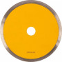 Алмазный диск для резки керамики Denzel сплошной, супертонкий, 180х25,4 мм, мокрый рез [73158]