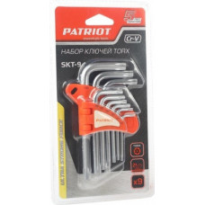 Набор ключей TORX PATRIOT SKТ-9T10-T50,CRV, 9 предметов [350002004]