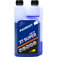 Масло для 2-тактных двигателей PATRIOT Super Active 2T 0,946 л полусинтетическое с дозатором [850030569]