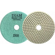 Алмазная тарелка на липучке DIAM АГШК 100*2,5 №1500 Master Line Universal (сухая/мокрая) [000628]